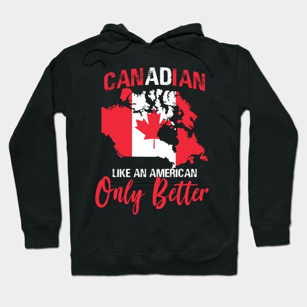 Canada Women Hoodie by ShirtsShirtsndmoreShirts